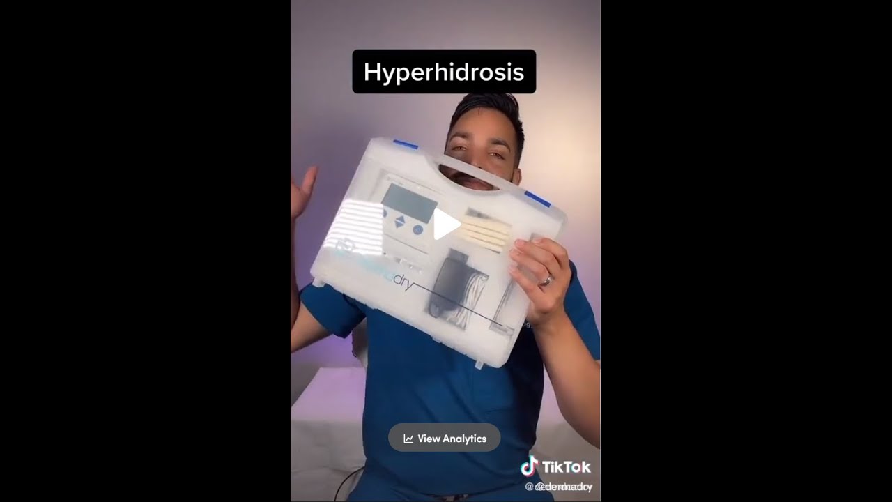 Dr. Shah, Titktok's @dermdoctor reviews #Dermadry ’s #iontophoresis device! 🚫💧