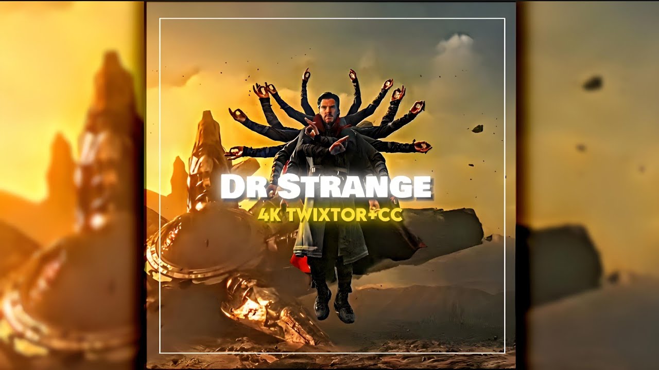 Dr Strange From Infinity War Scenepack 4K60fps (Twixtor+CC)