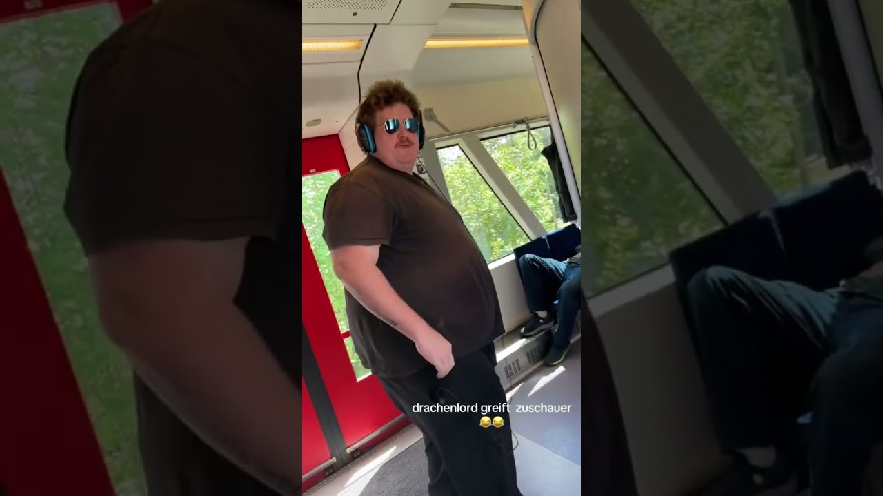Drachenlord schlägt zuschauer in zug 😧