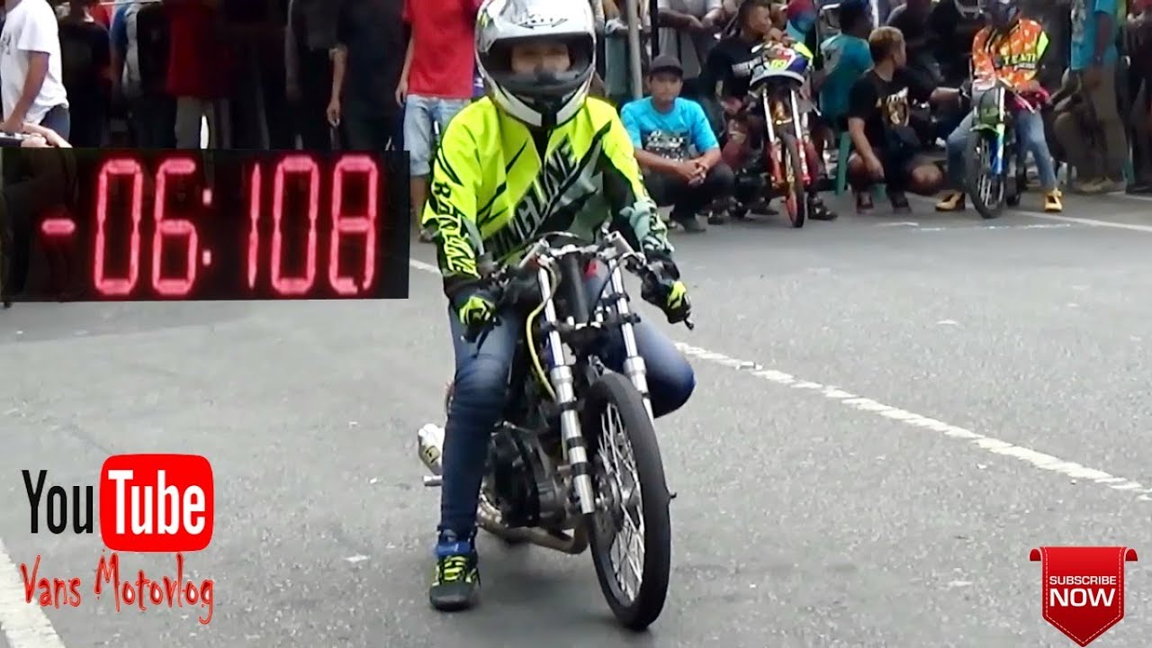 Drag Bike Mesin Nuklir SANTY MS 6,1detik Fu 200cc