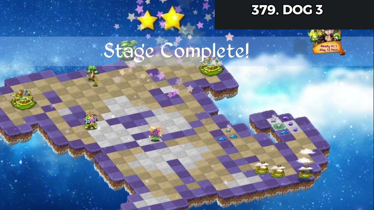 Dragon & Elfs | Stage 379 Dog 3  | 3 Stars 🌟🌟🌟| With Commentary