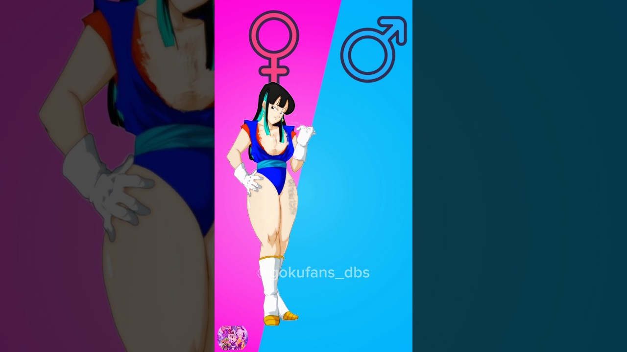 Dragon Ball Character in Gender Swap Mode #shorts #dragonball #goku #dbs