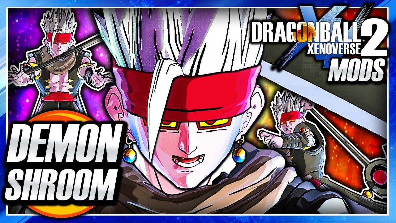 Dragon Ball Xenoverse 2 PC: Demon God Shroom w/ Death Scythe DLC (Dragon Ball Heroes) Mod Gameplay