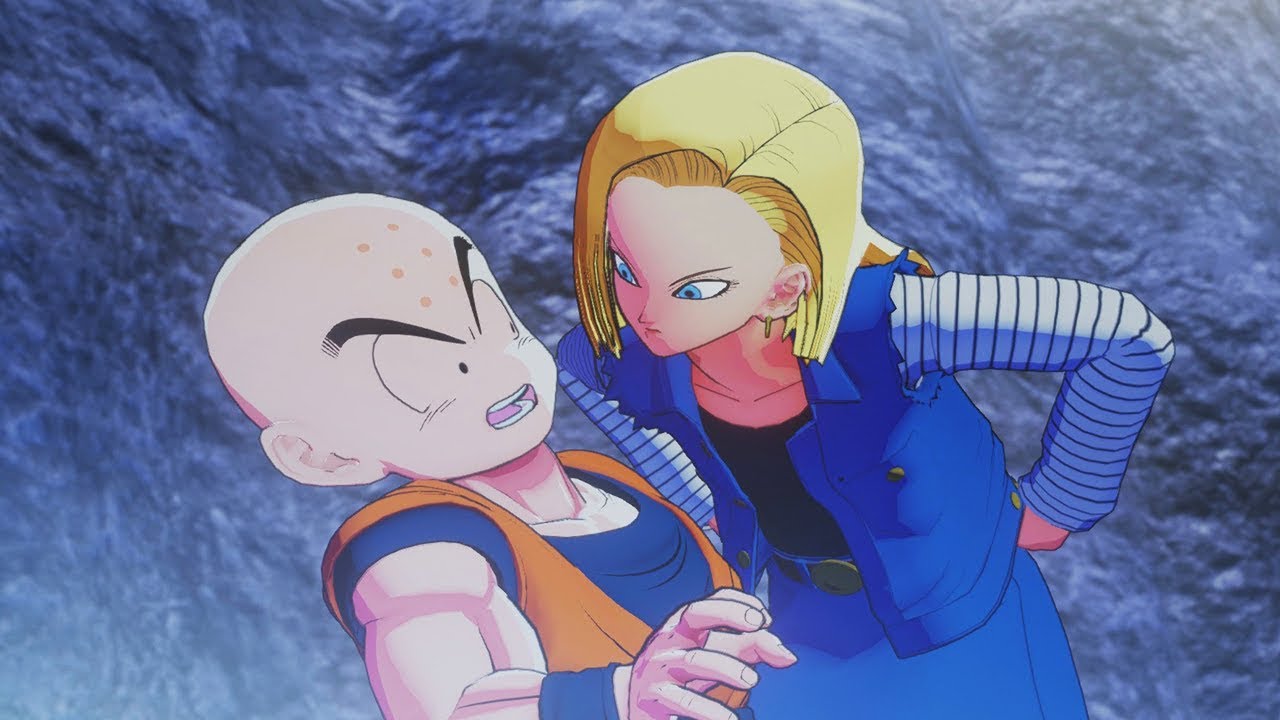 Dragon Ball Z Kakarot - Android 18 Kisses Krillin