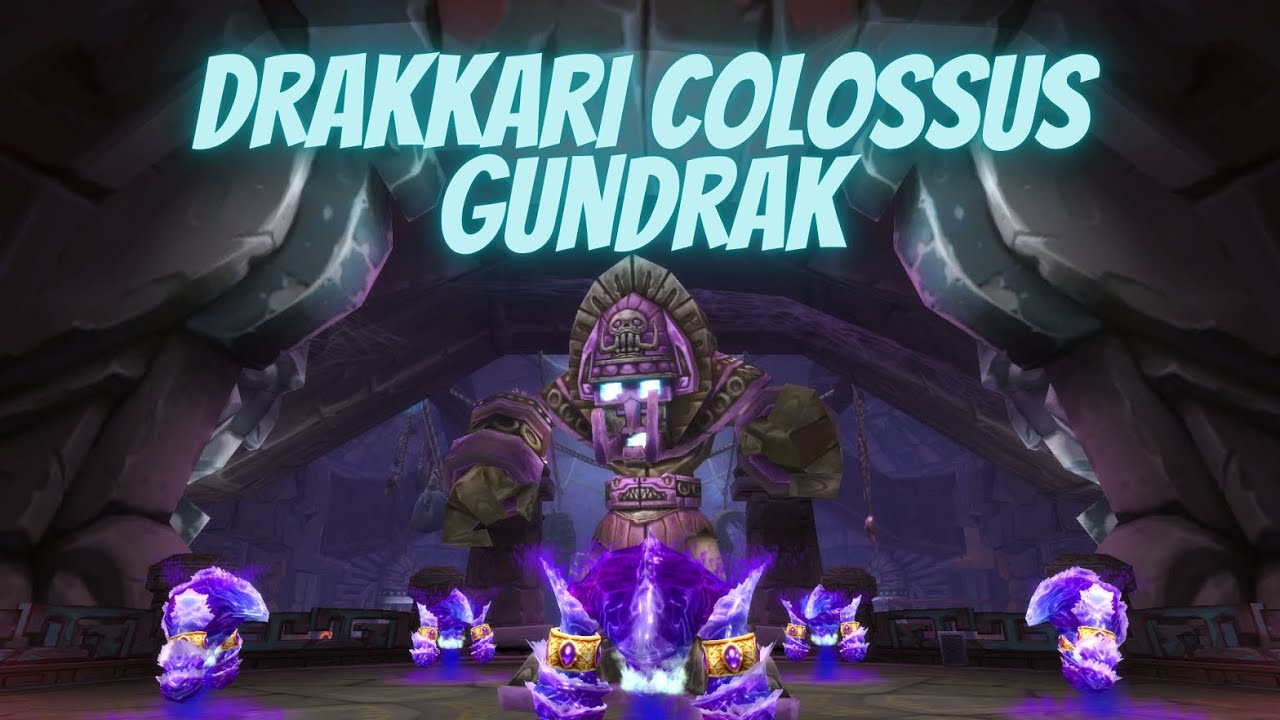Drakkari Colossus Gundrak Heroic World of Warcraft Wrath of the Lich King