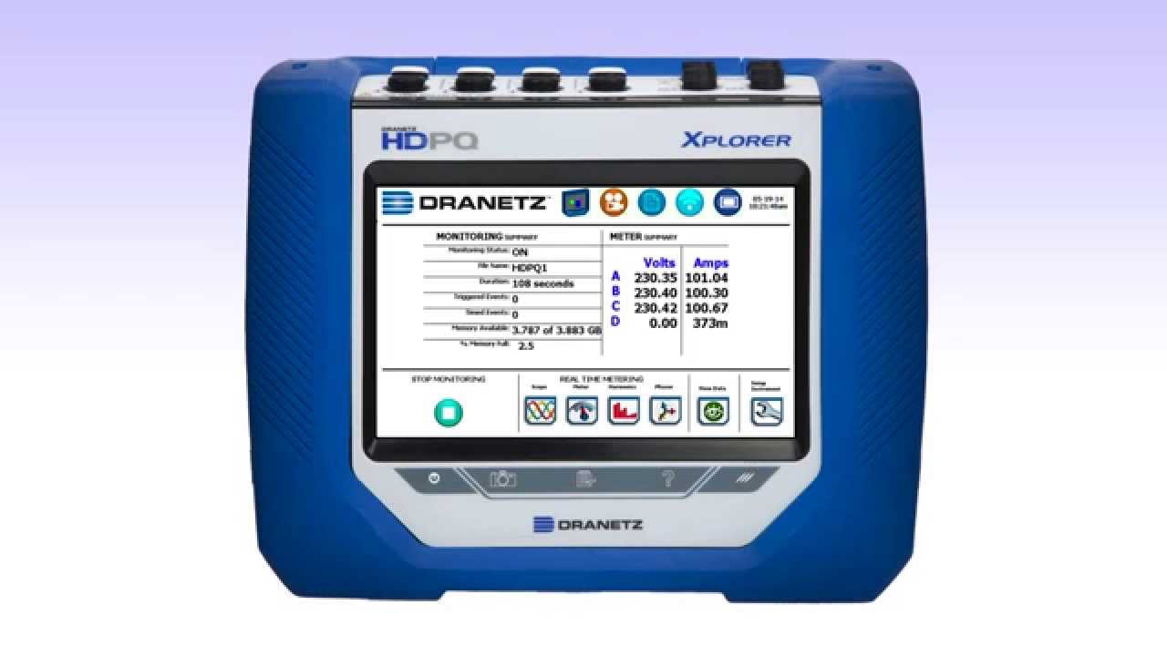 Dranetz HDPQ Instrument Overview