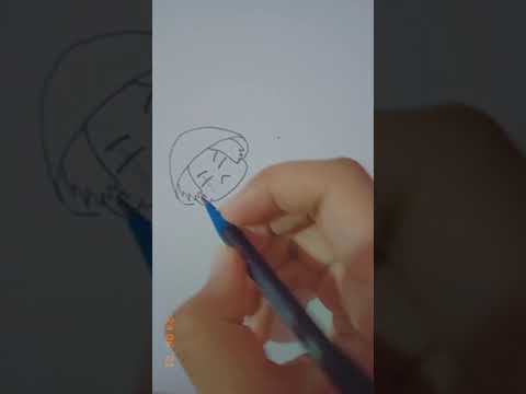 Draw cute agust D easily💜❤️😘I purple you💜 #bts #army #shorts