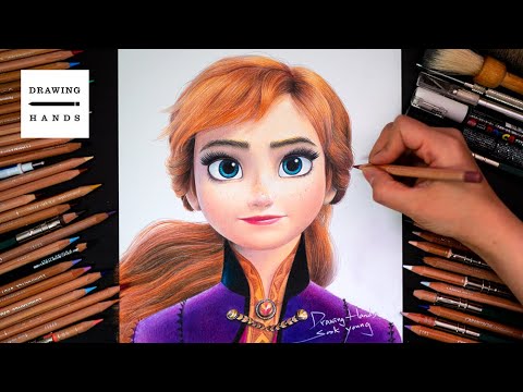 Drawing Frozen2 - Anna [Drawing Hands]
