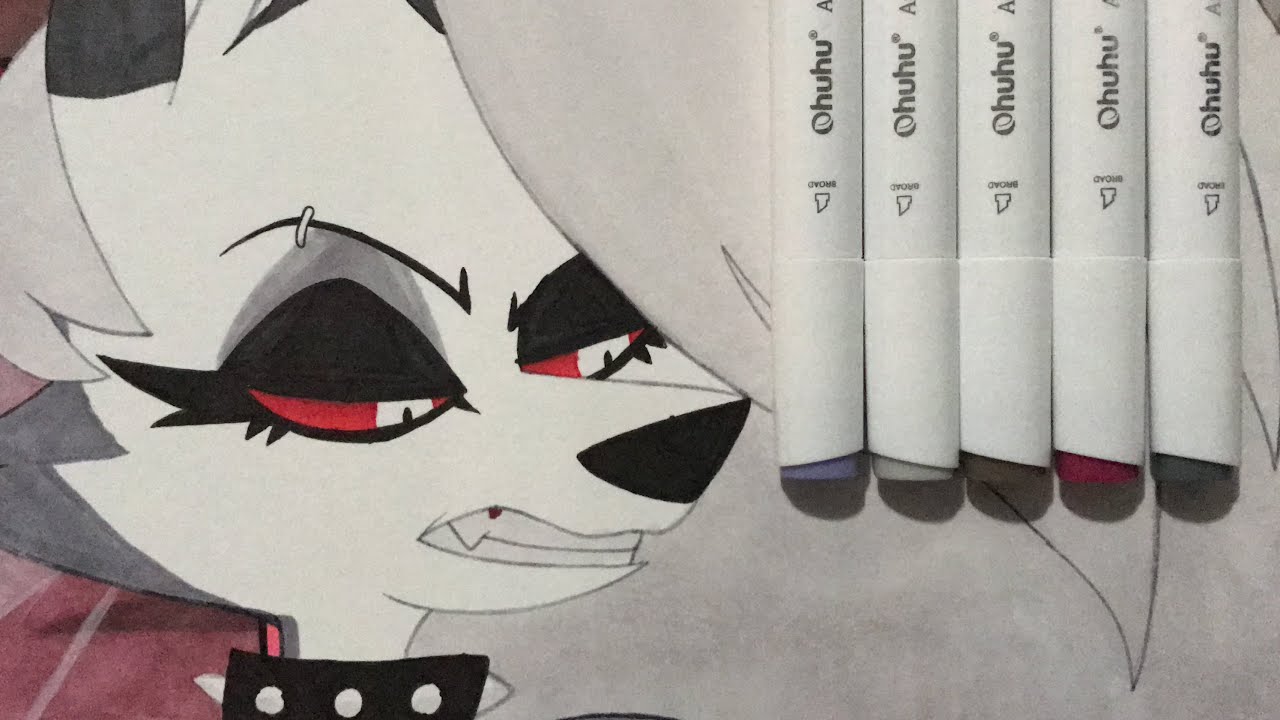 Drawing Loona - Helluva Boss