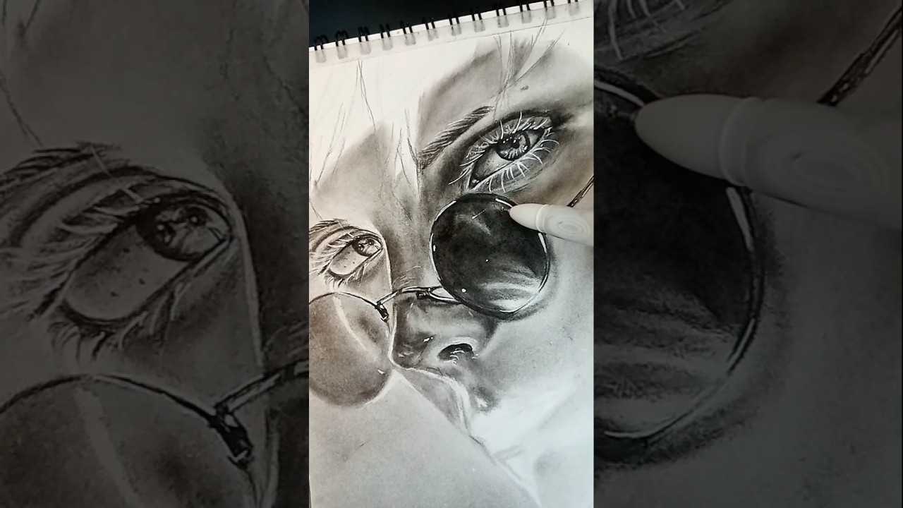 dRawing satoru gojo❤️‍🔥 ||✨prettiest eye ❄️🤍|| #artoftheday #shorts #sketch #anime #drawing