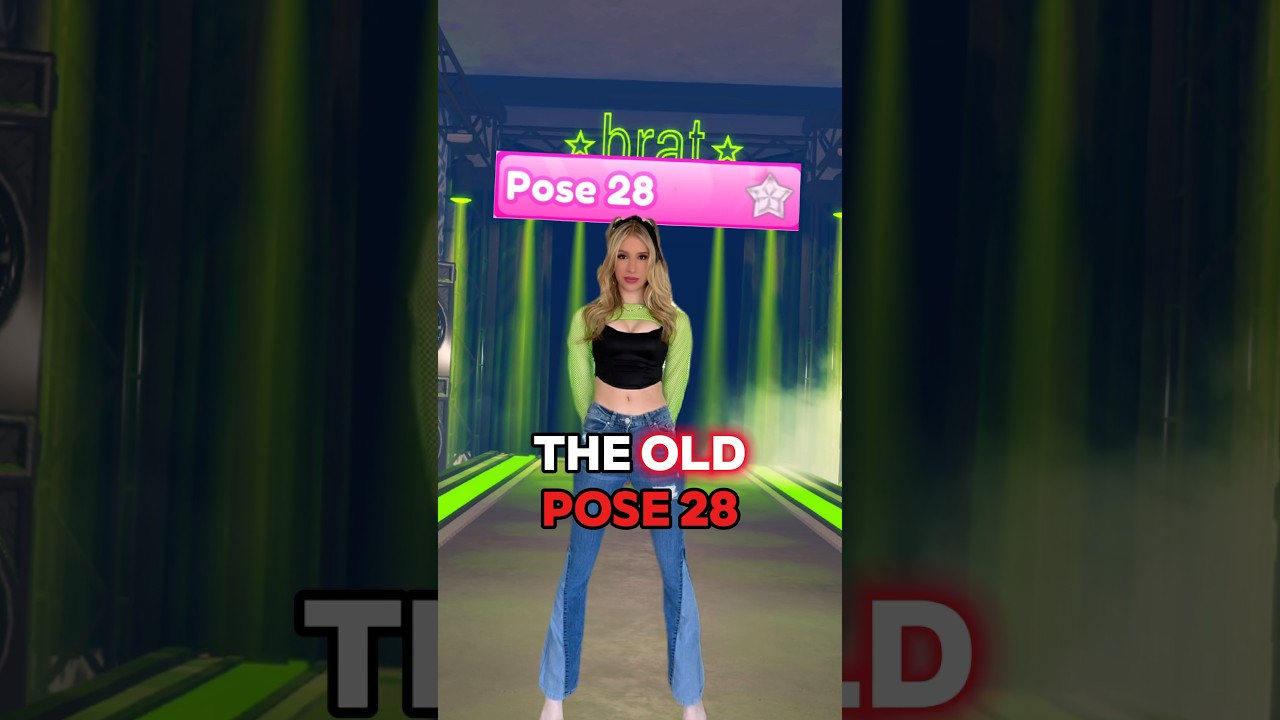 DRESS TO IMPRESS NEW POSE “JUST JULIA” is Taking Over POSE 28 on ROBLOX!🍏💚