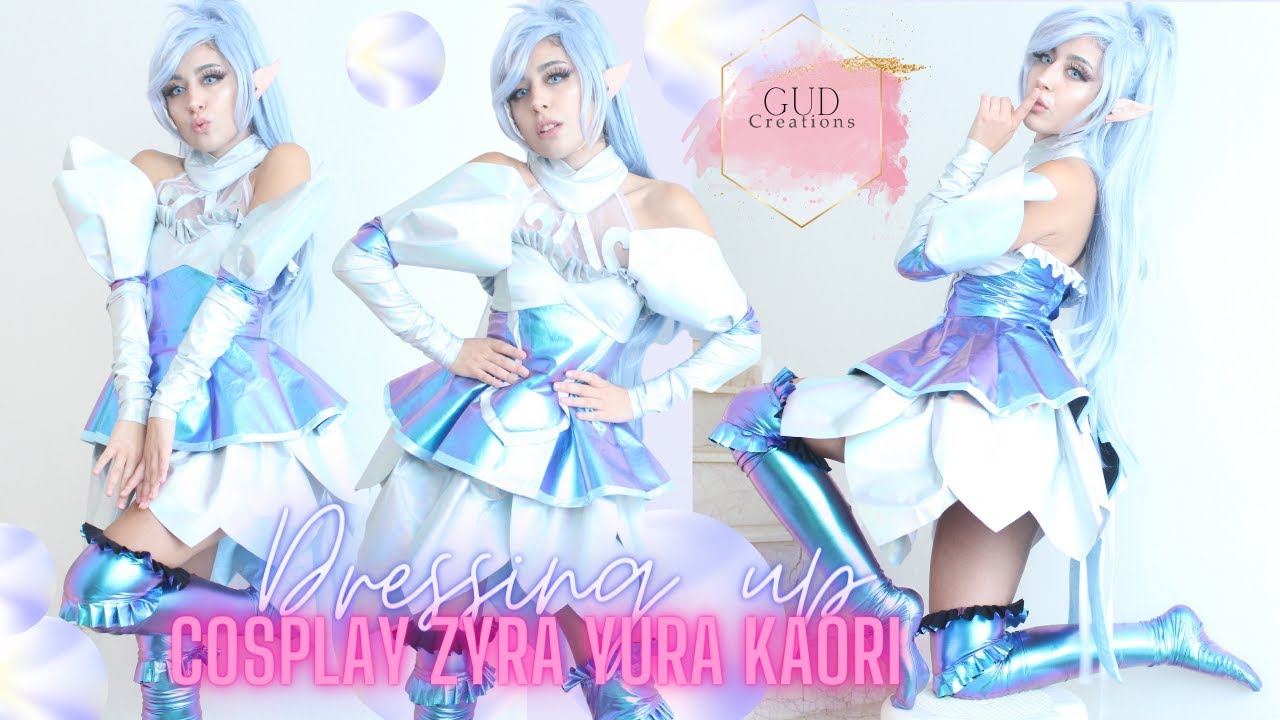 DRESSING UP COSPLAY ZYRA YURA KAORI #leagueoflegends #cosplayers #zyra