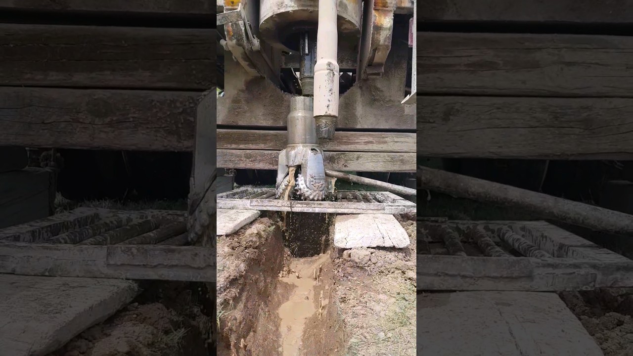 Drill amazing Bit Water well #drilling #keşfet #water #well