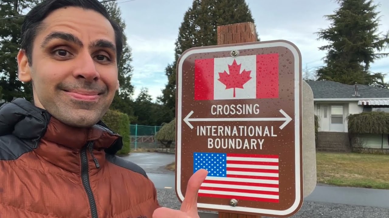 Driving Mexico To Canada - 24 hours in 2 minutes - 1400 miles