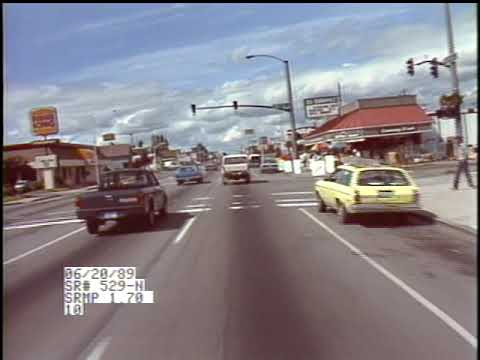 Driving On WA SR-529 North/South In 1989 (Everett)