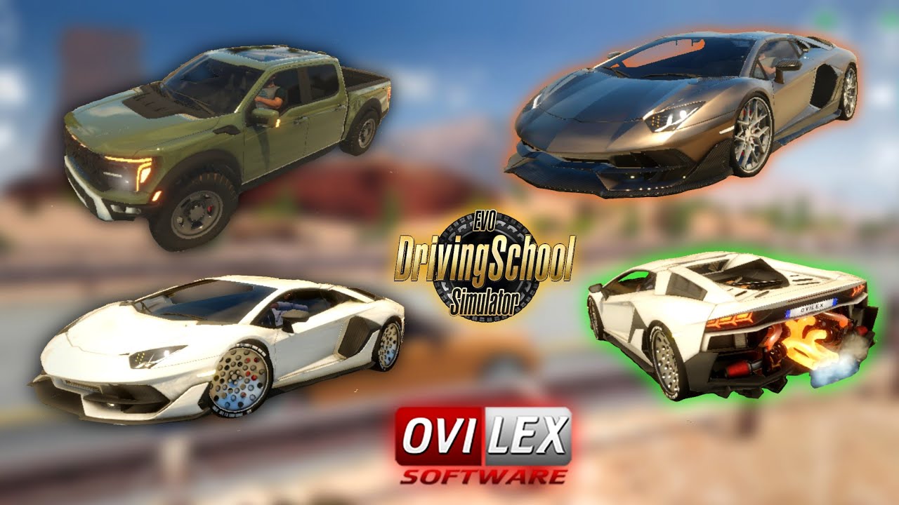 Driving School Simulator: EVO UPDATE! - New Map, 2 New SuperCars & 1 New 4x4 Pickup