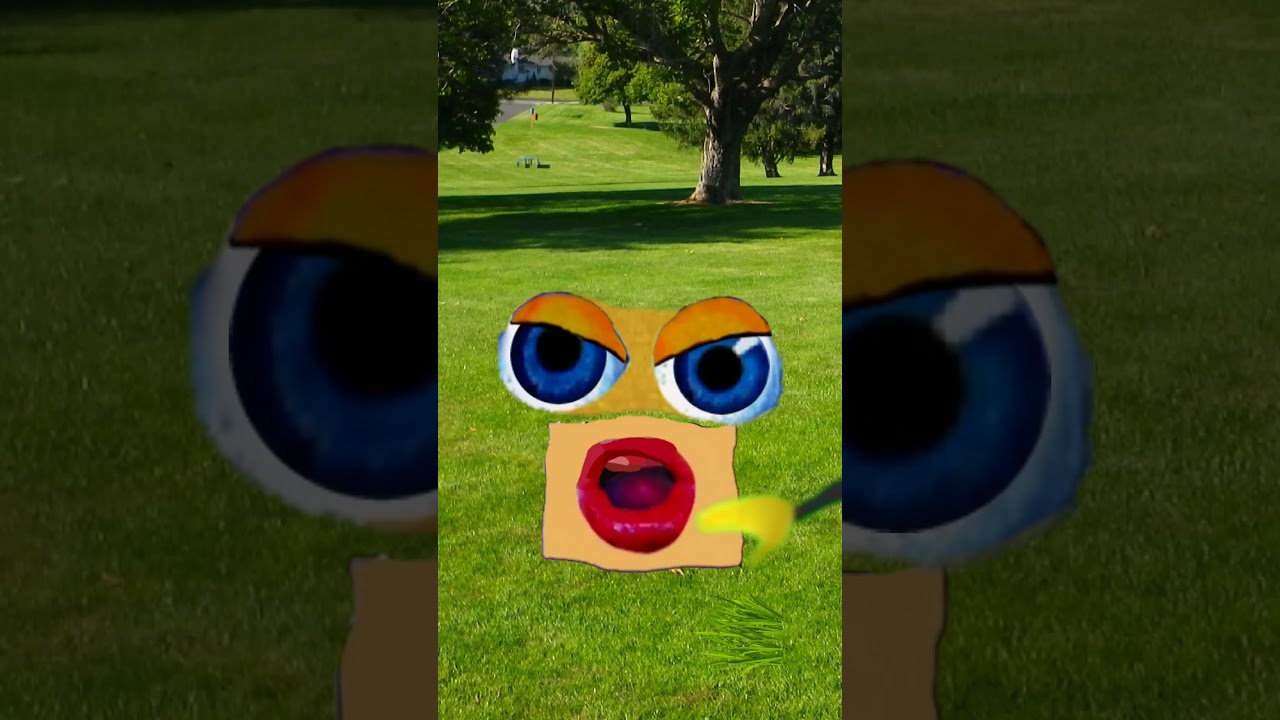Dr.Klasky Csupo Don't Wanna Try Eating Grass But Then He Did This.. #shorts