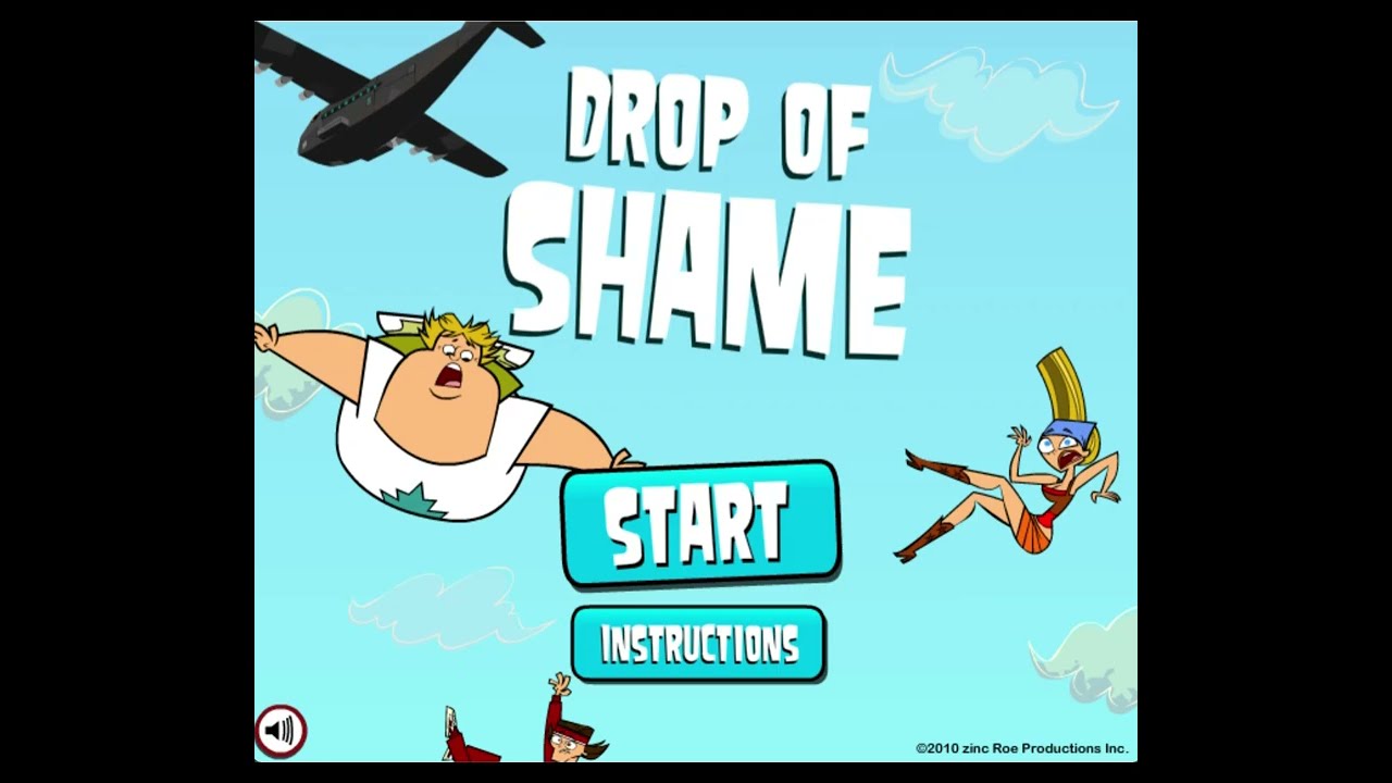 Drop of Shame - Old 2010 Total Drama Flash Game