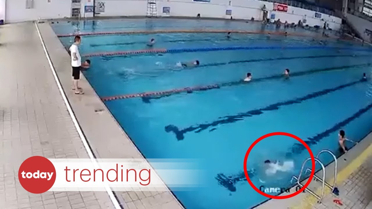 Drowning boy goes unnoticed at busy public pool in China