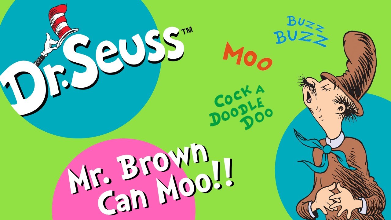 @DrSeuss | 🎤🎶 Dr. Seuss's Mr. Brown Can Moo Sing-Along Music Video! 🎶🎤 | Songs | Cartoons For Kids