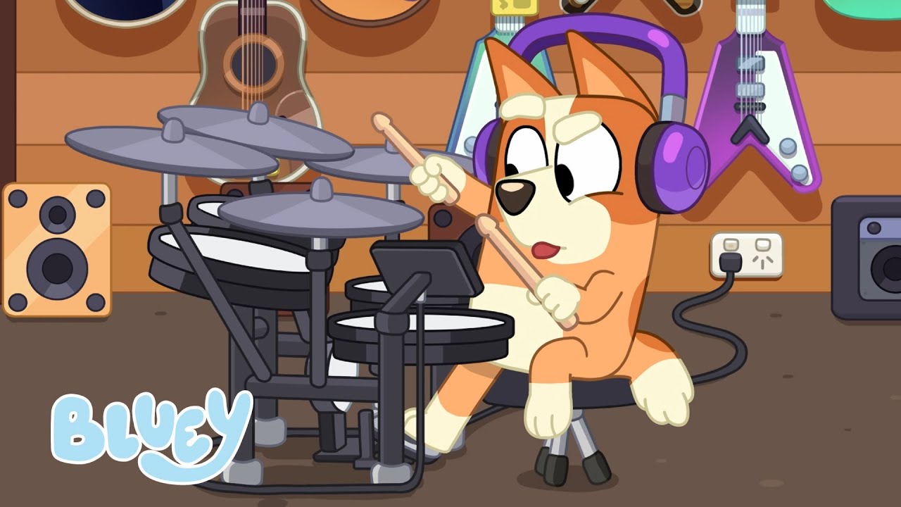 Drums 🥁🎧 | FULL BLUEY MINISODE | Bluey