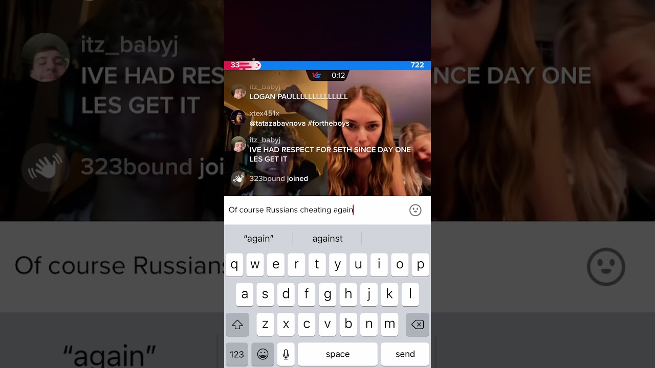 Drunk girls kiss on Tiktok live must see!!!!!!