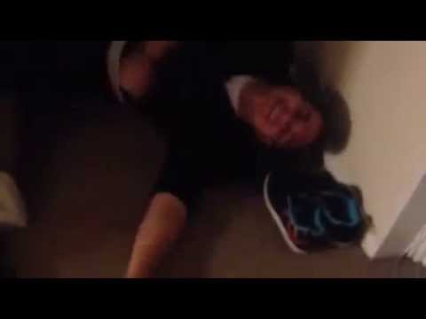 Drunken tummy stairs!