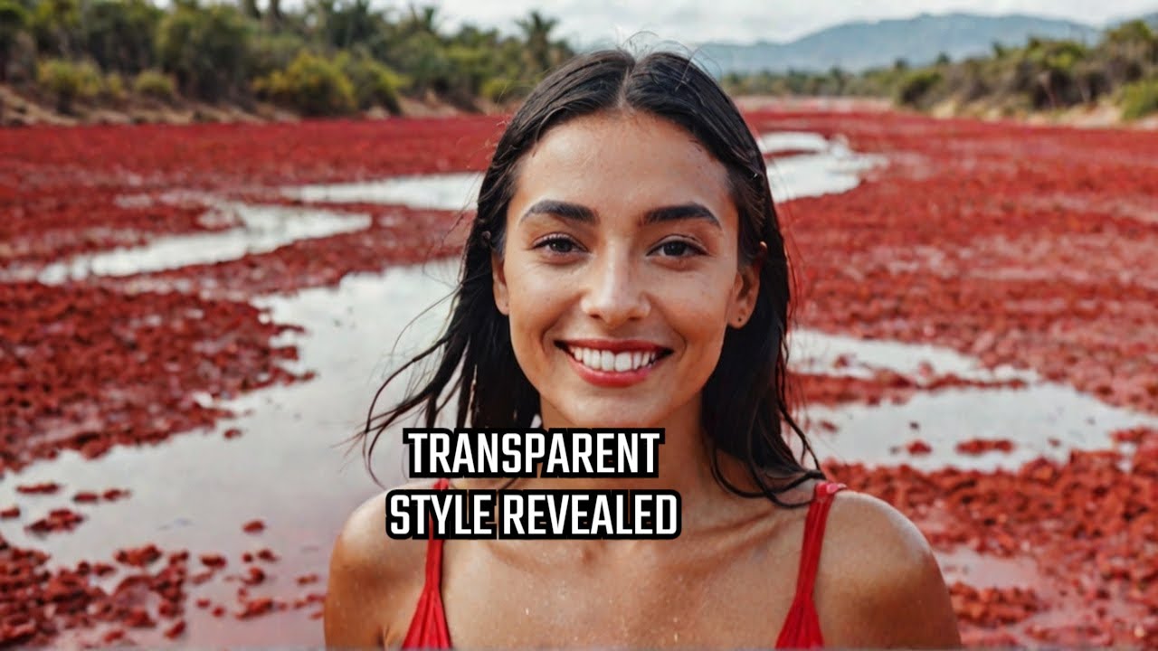 Dry vs Wet Try on Haul with Alice Dali | Transparent Clothes Try on  Transparen Red top Dry vs Wet