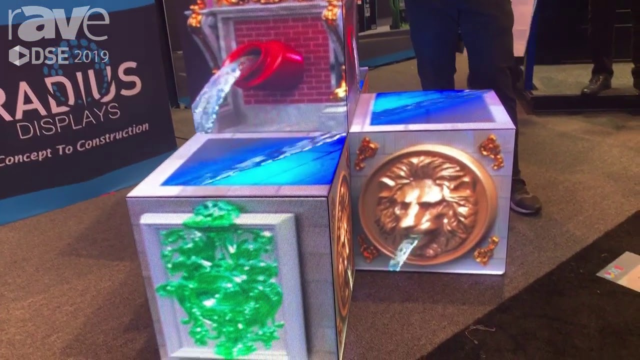 DSE 2019: Radius Displays Demos Air Magic Box LED Display, Can Be Configured in Multiple Ways
