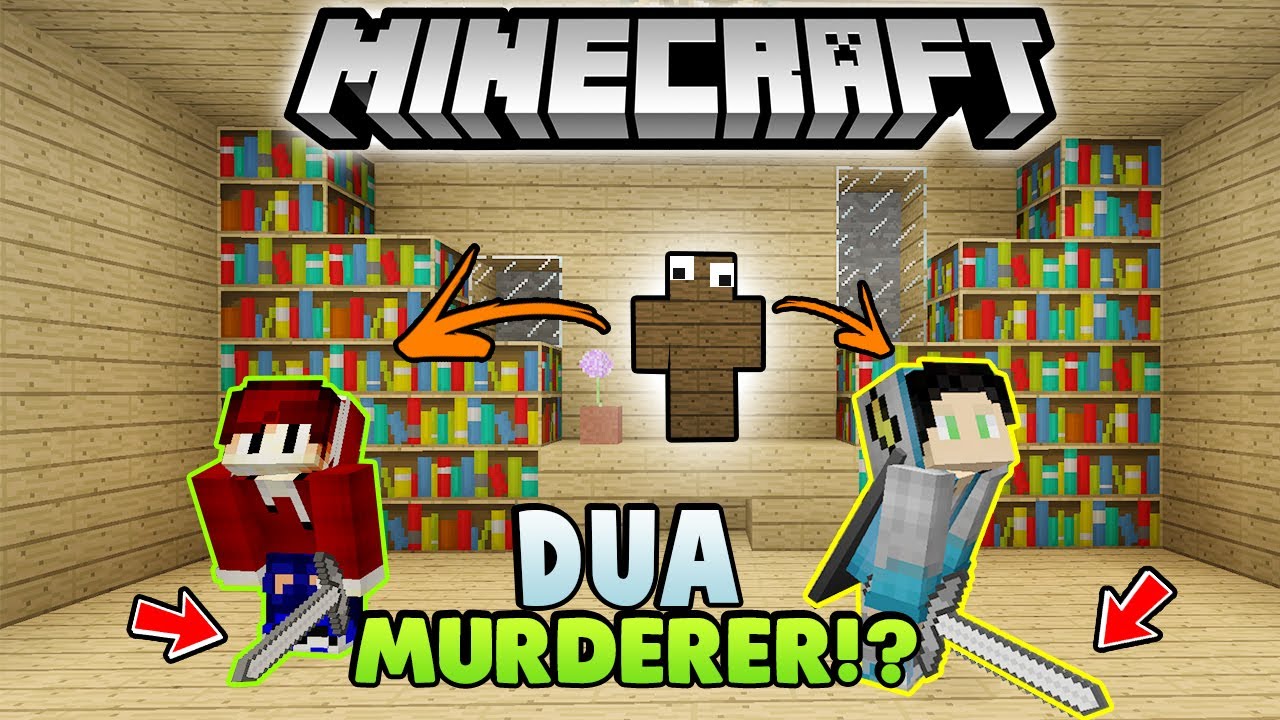 DUA PEMBUNUH DALAM SATU GAME? KOK BISA? - MINECRAFT MURDER MYSTERY