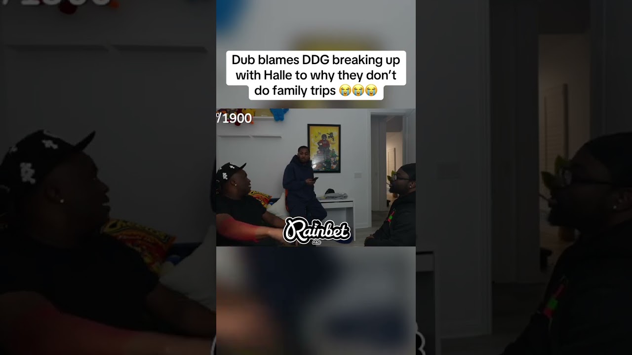 DuB blames DDG for breaking up with Halle on why they don't go on family trips