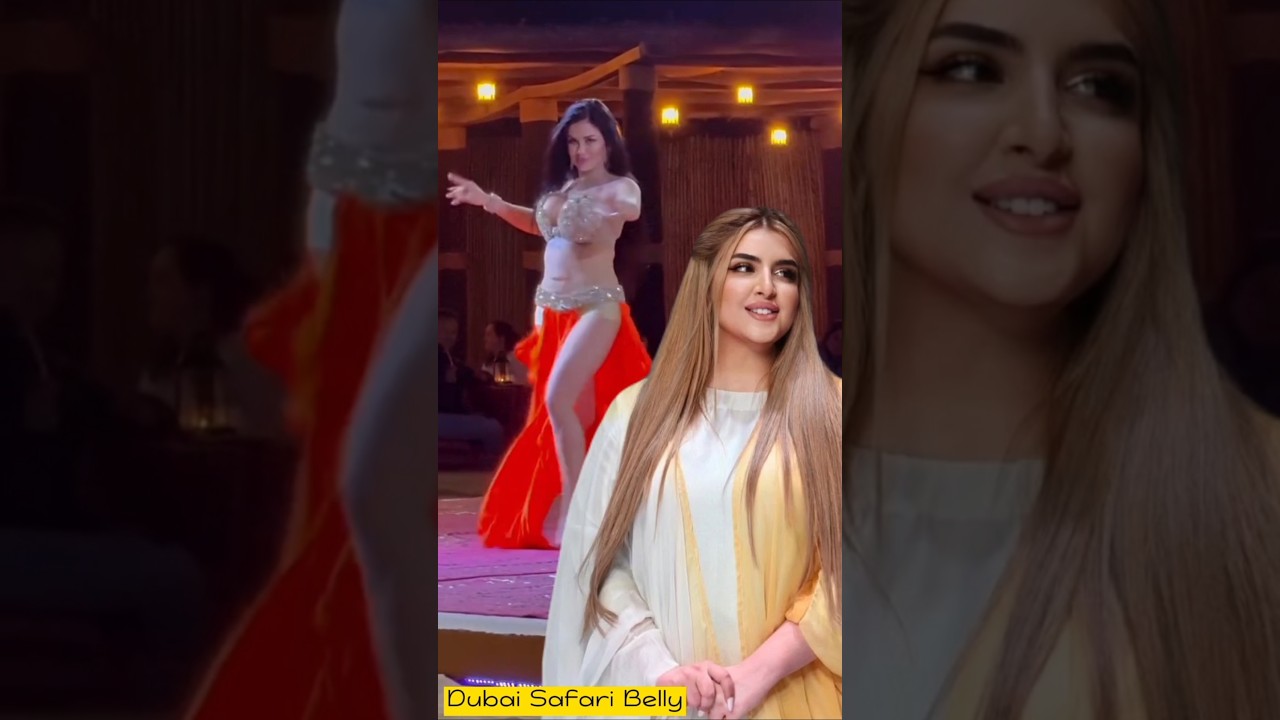 Dubai Desert Night Belly Dance 🏜 #dubai #sheikhamahra #bellydance #love #trending