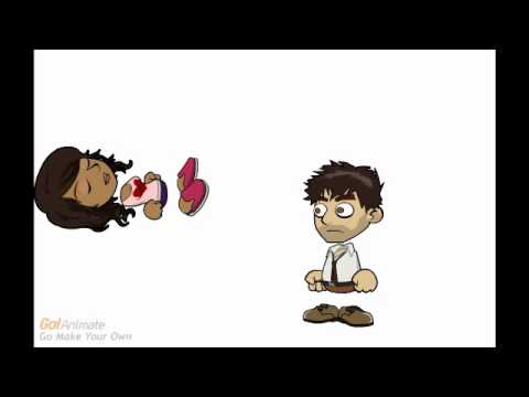 dude almost dies by hot chick (go-animate)