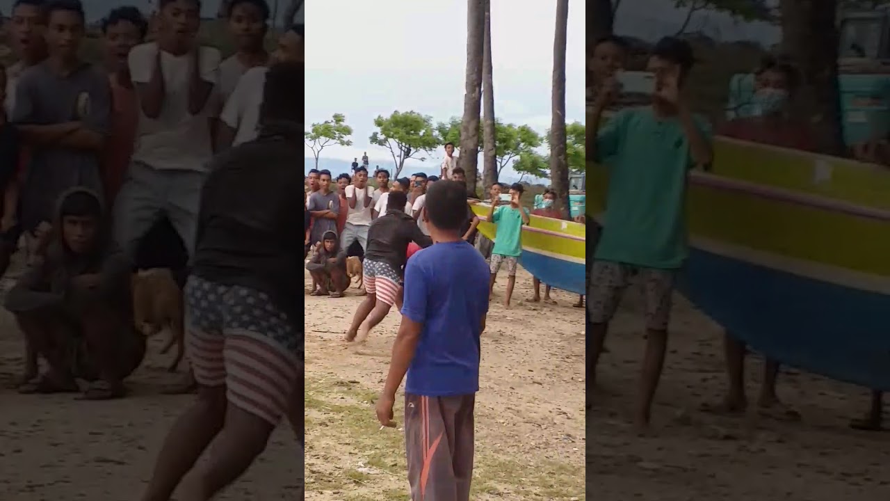 Duel sengit ana kupang berkelahi
