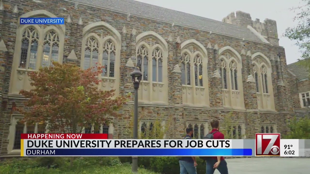 Duke University prepares for job cuts