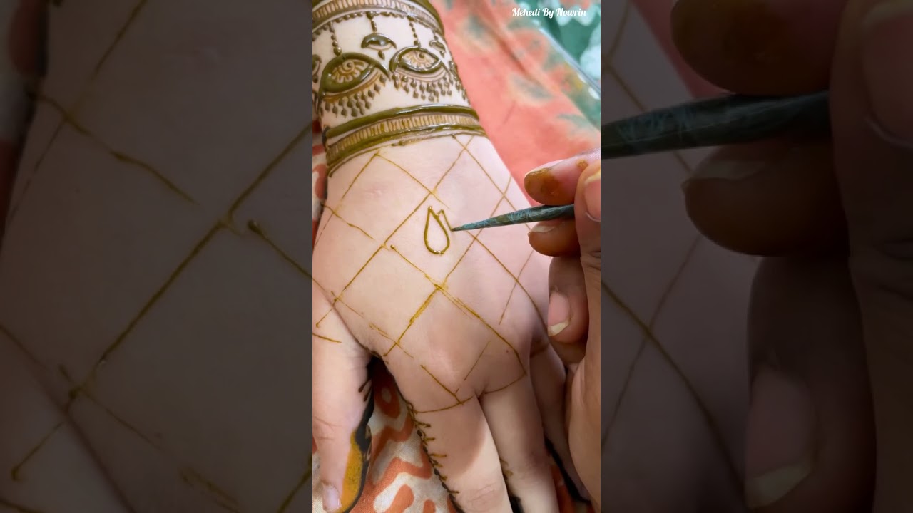 Dulhan Mehendi Design front side full Tutorial | Mehedi By Nowrin