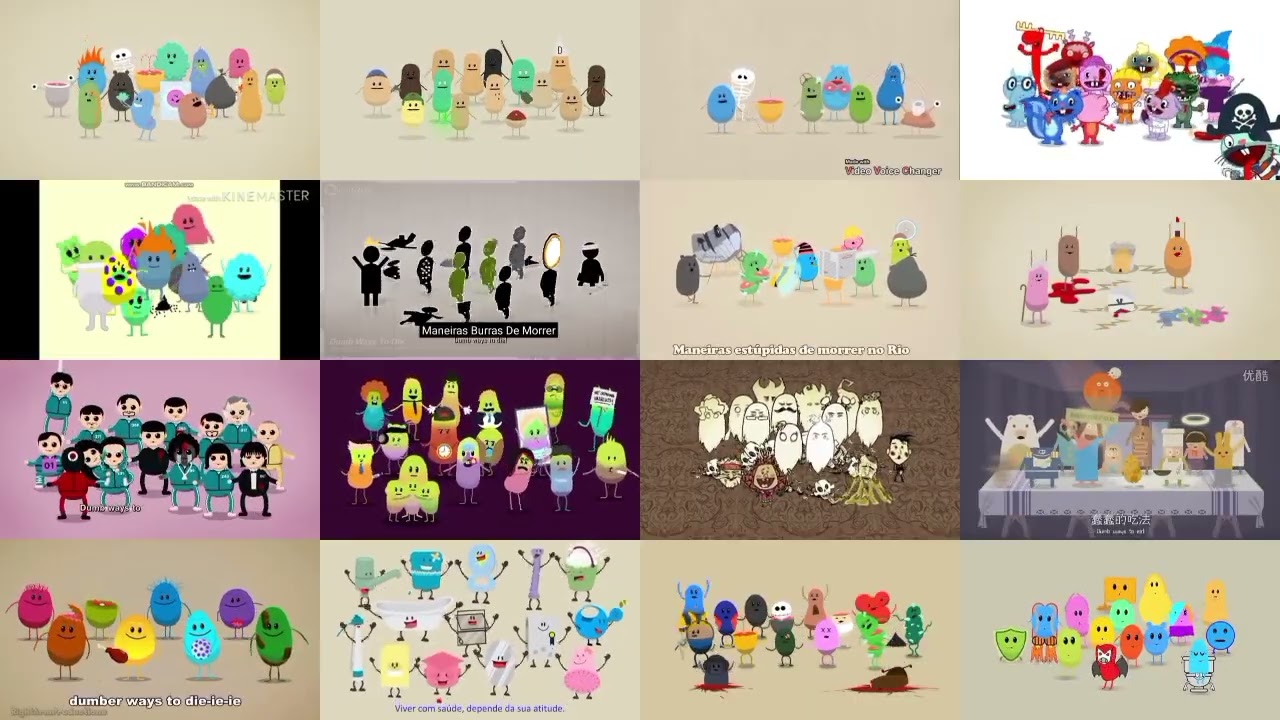 Dumb Ways to Die Superparison (Happy New Year 2025)
