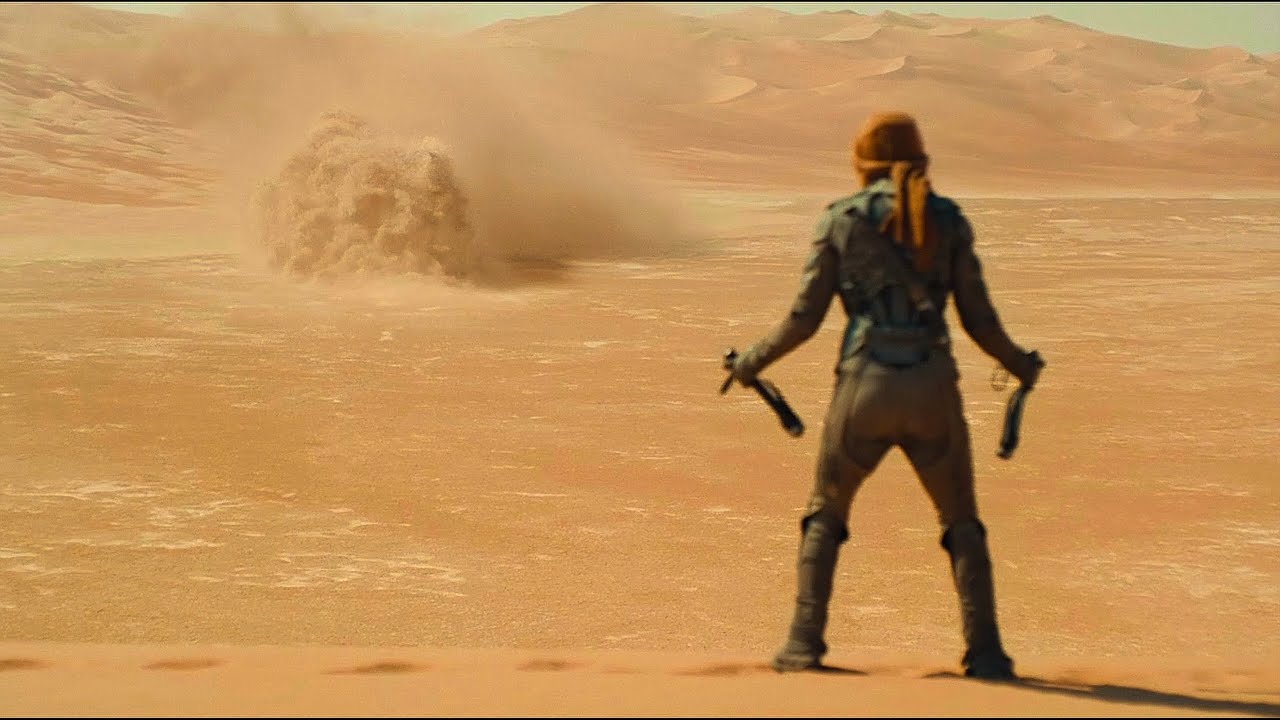 Dune 2 - SandWorm Riding scene
