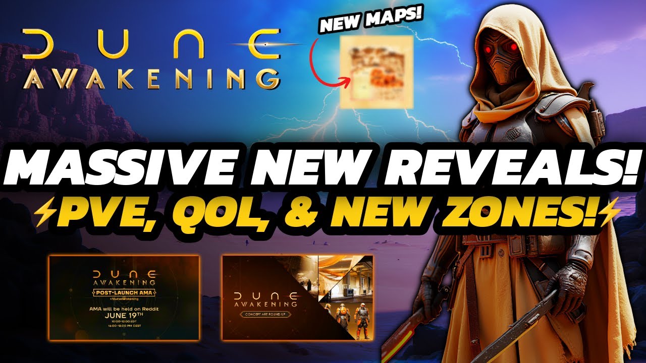 Dune Awakening - Devs CONFIRM Upcoming FEATURES! | NEW Zones, QoL, ENDGAME & MORE!