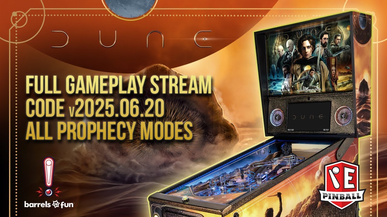 Dune Pinball Gameplay Stream v2025.06.20 in 4k