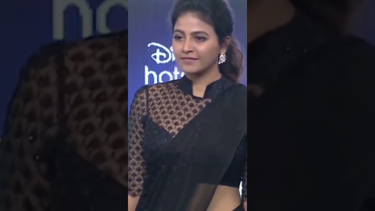 dusky beautiful anjali hot in saree🤤🤤🔥/sexy navel😍