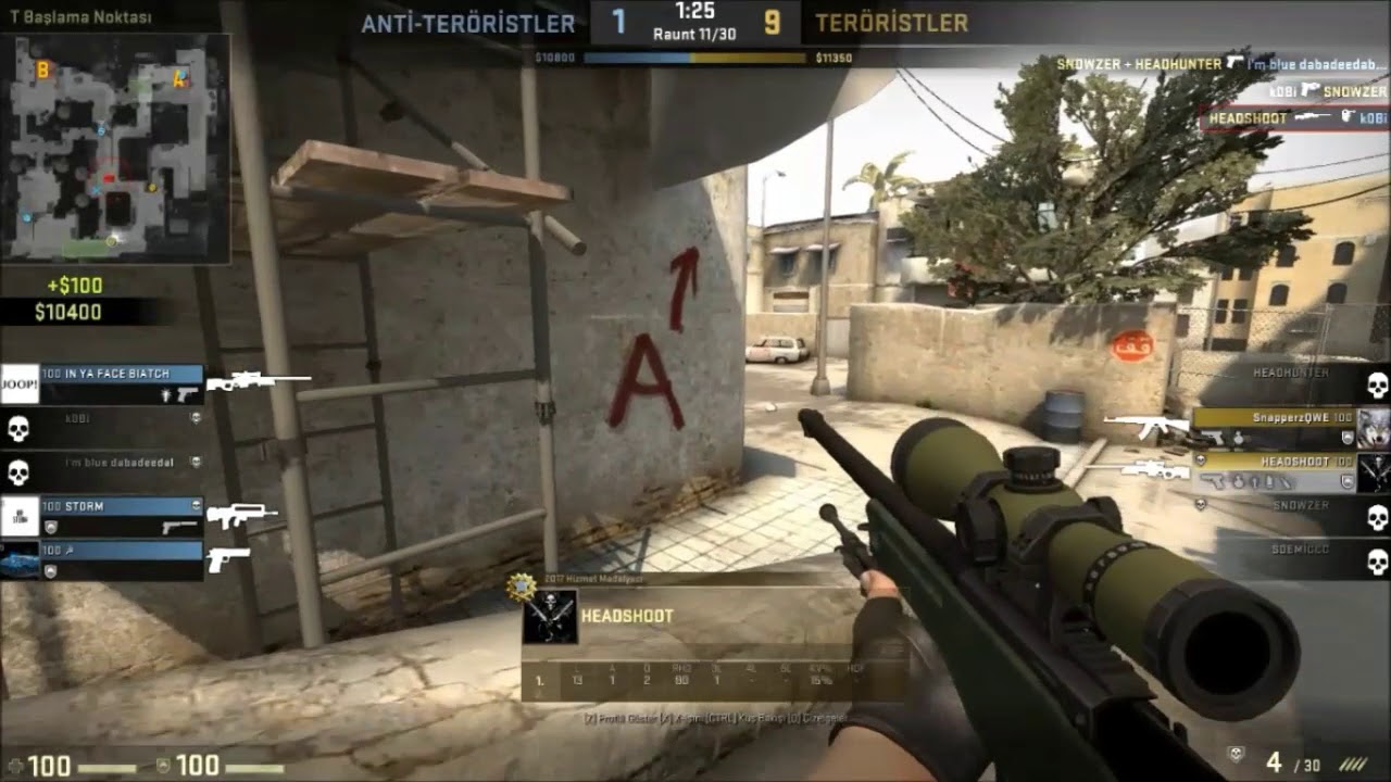 Dust 2 yi Kirmiziya boyadim :)