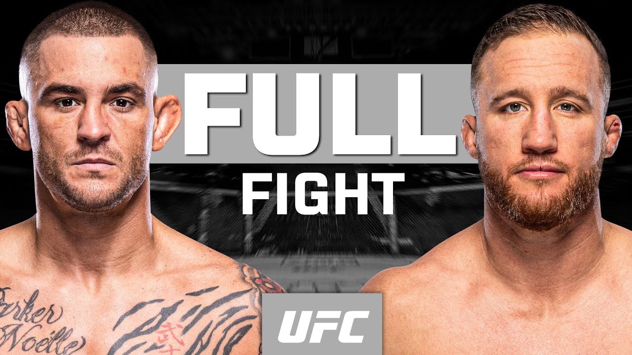 Dustin Poirier vs Justin Gaethje 1 | FULL FIGHT