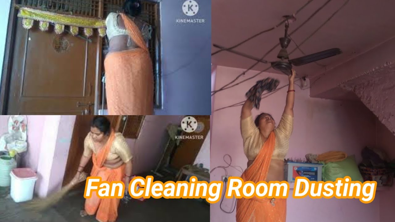 Dusting bahut jyada ho gai hai usko hataungi aur fan cleaning bhi karungi Sare kam hai Tamam 🥺