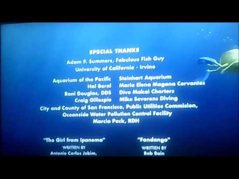 DVD Closing to Finding Nemo UK DVD (Request Video for a Smith)