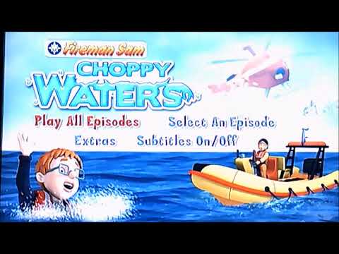 DVD Menu Walkthrough to Fireman Sam Choppy Waters
