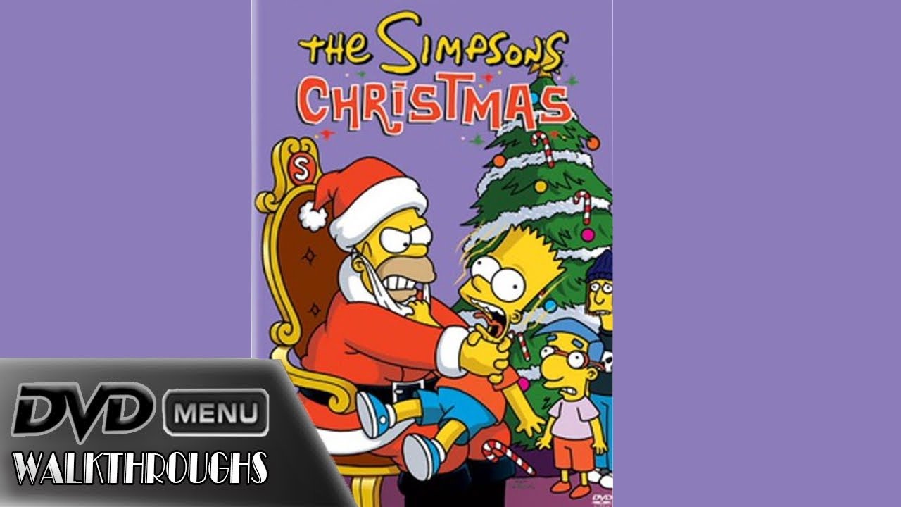 DvD Walkthrough Review for The Simpsons Christmas
