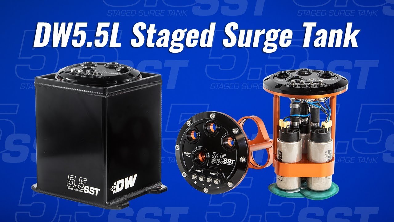 DW Triple Pump 5.5 Liter Staged Surge Tank