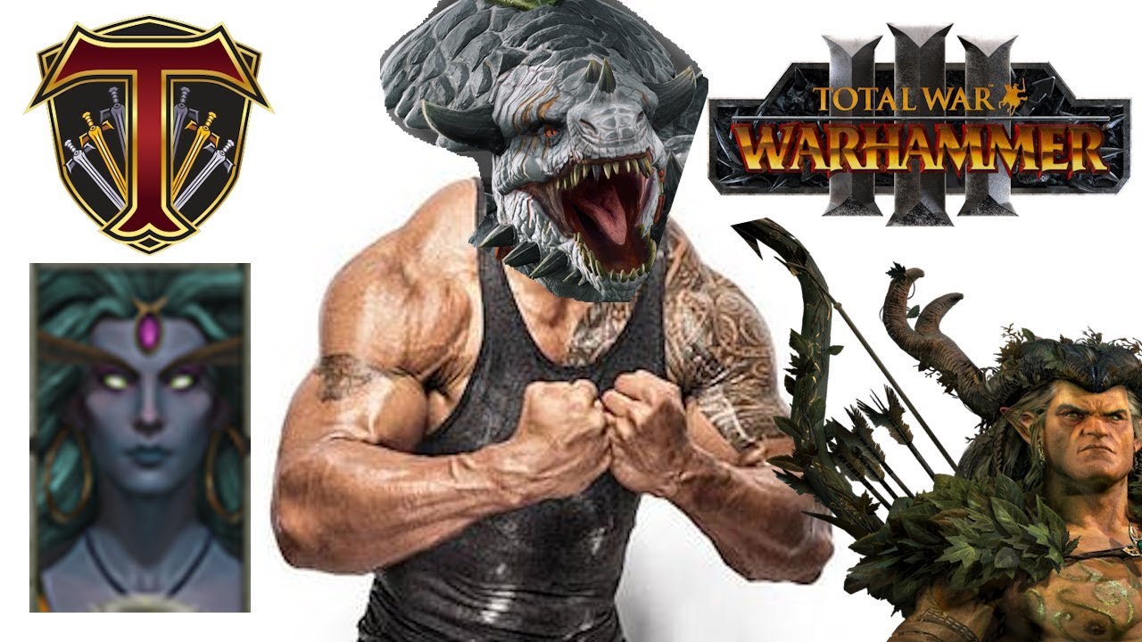Dwayne Go-Rok Johnson, Orion & Ariel! Wood Elves vs Lizardmen - Total War Warhammer 3