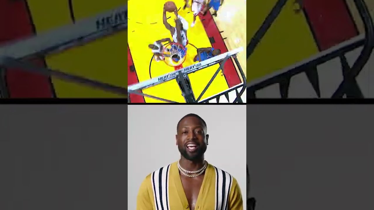 Dwyane Wade REACTS to HIS Dunk 👀